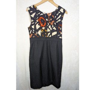 J. Crew Silk and Wool Kandinsky Dress Size 10